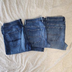 Buffalo David Bitton - Jackson-X Basic 36x32 Jeans Lot of 3 pairs